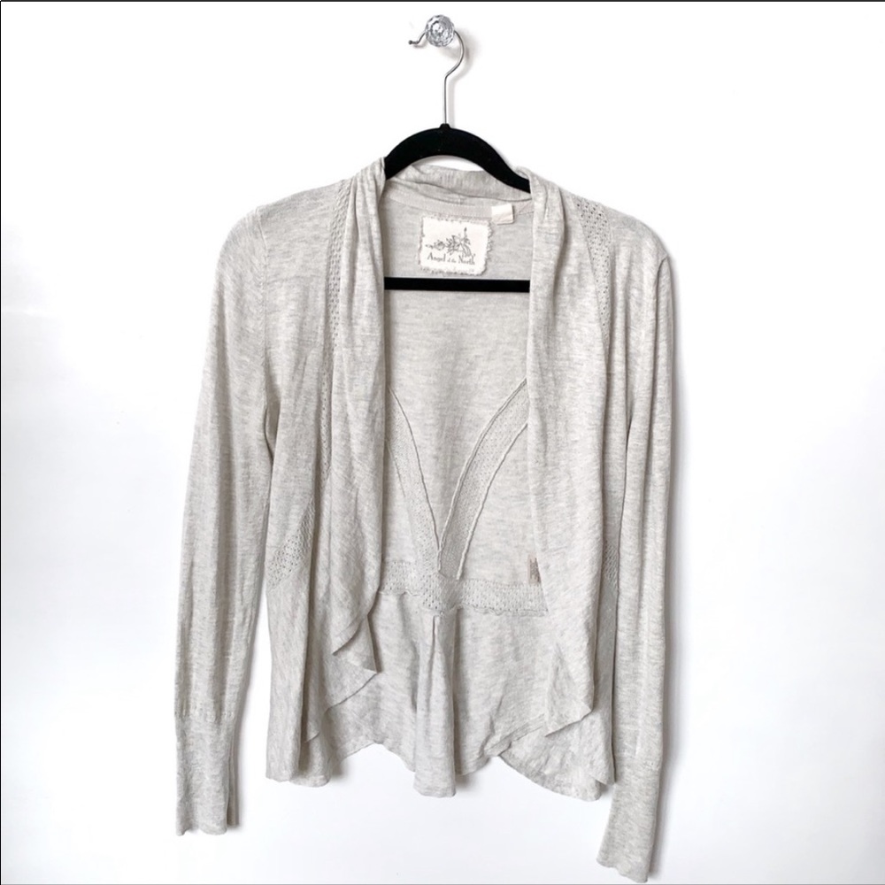 Anthropologie Angel of the North short cardigan